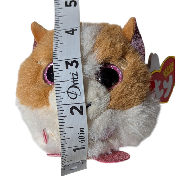 Tanner - Dog - Ty Puffies Collection - NWT - Brown/White Plushie - Picture 3 of 8